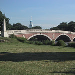 Walking bridge across the Charles River