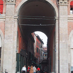 Street off of Piazza Maggiore