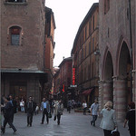 Street off of Piazza Maggiore